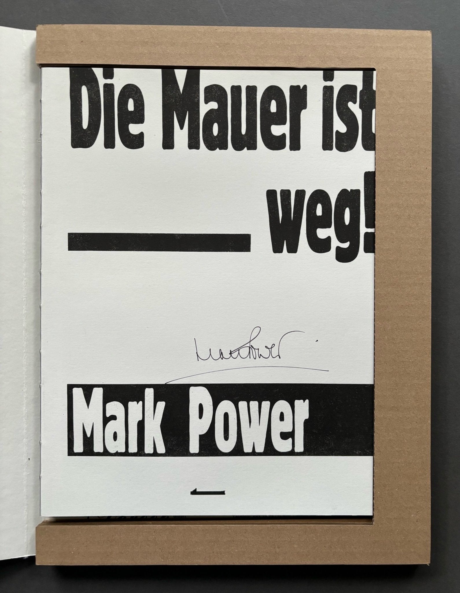 Buy Die Mauer Ist Weg! by Mark Power – Setanta Books