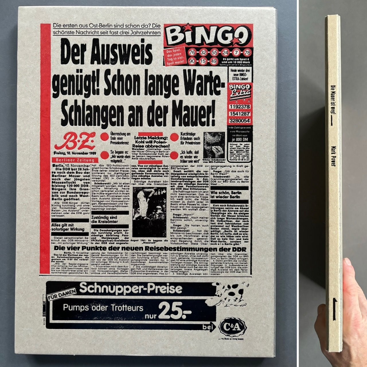 Buy Die Mauer Ist Weg! by Mark Power – Setanta Books