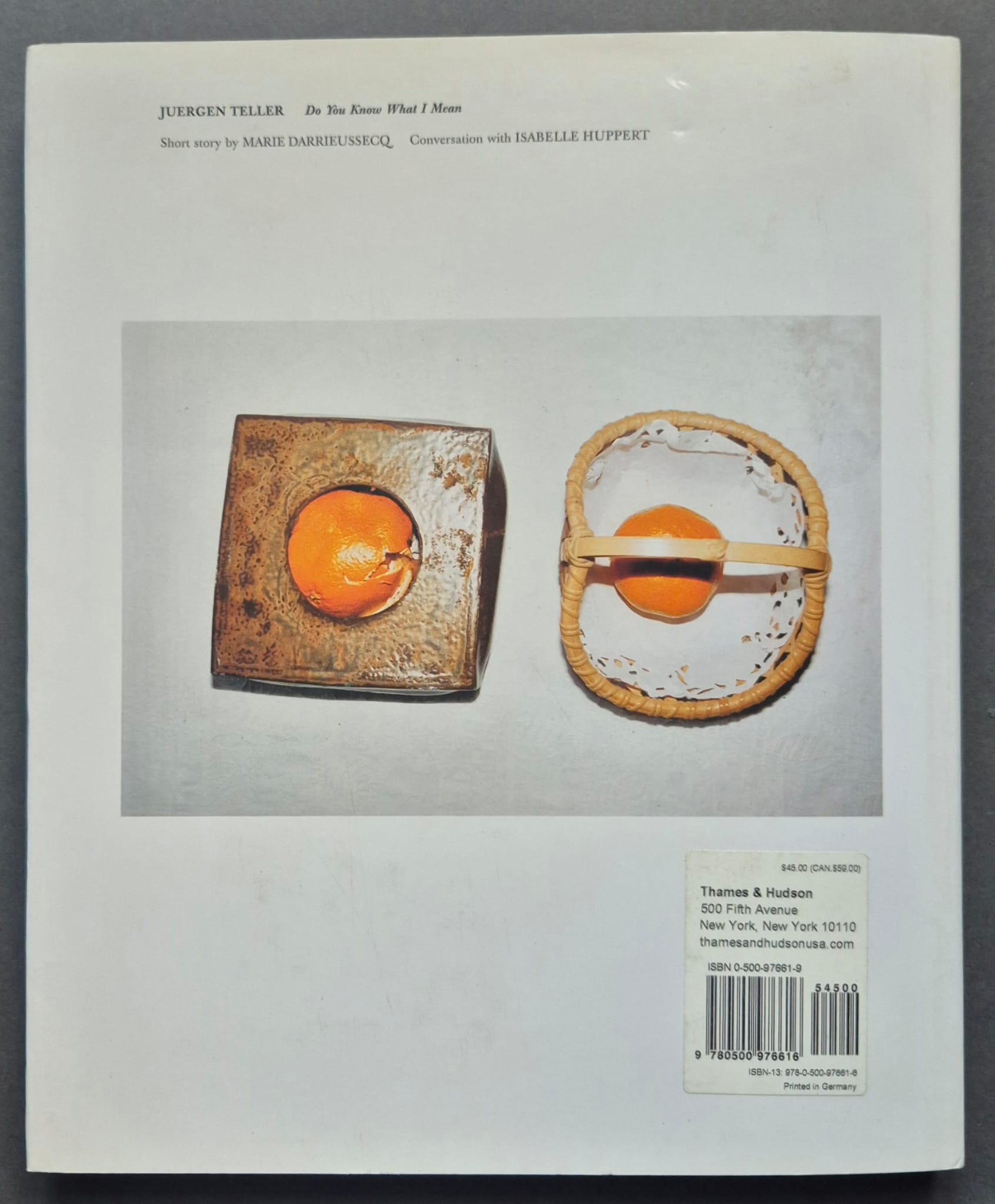 Buy Do You Know What I Mean by Juergen Teller online – Setanta Books