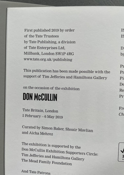 Don McCullin - Setanta Books