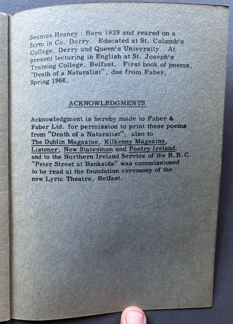 Eleven Poems - Setanta Books