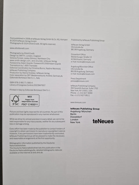 Elliott Erwitt's New York - Setanta Books