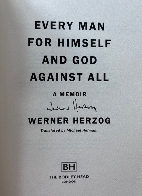 Every Man For Himself and God Against All: A Memoir - Setanta Books