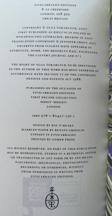 Flights - Setanta Books