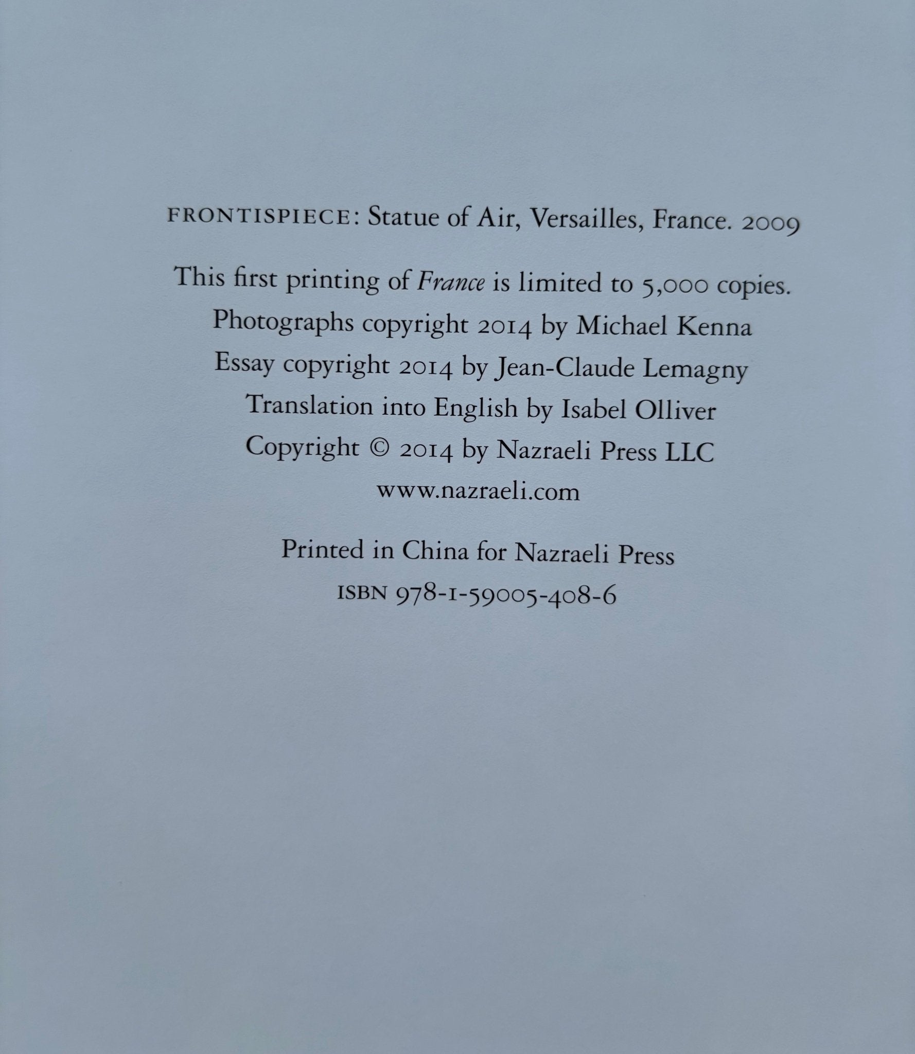 Buy France by Michael Kenna online – Setanta Books
