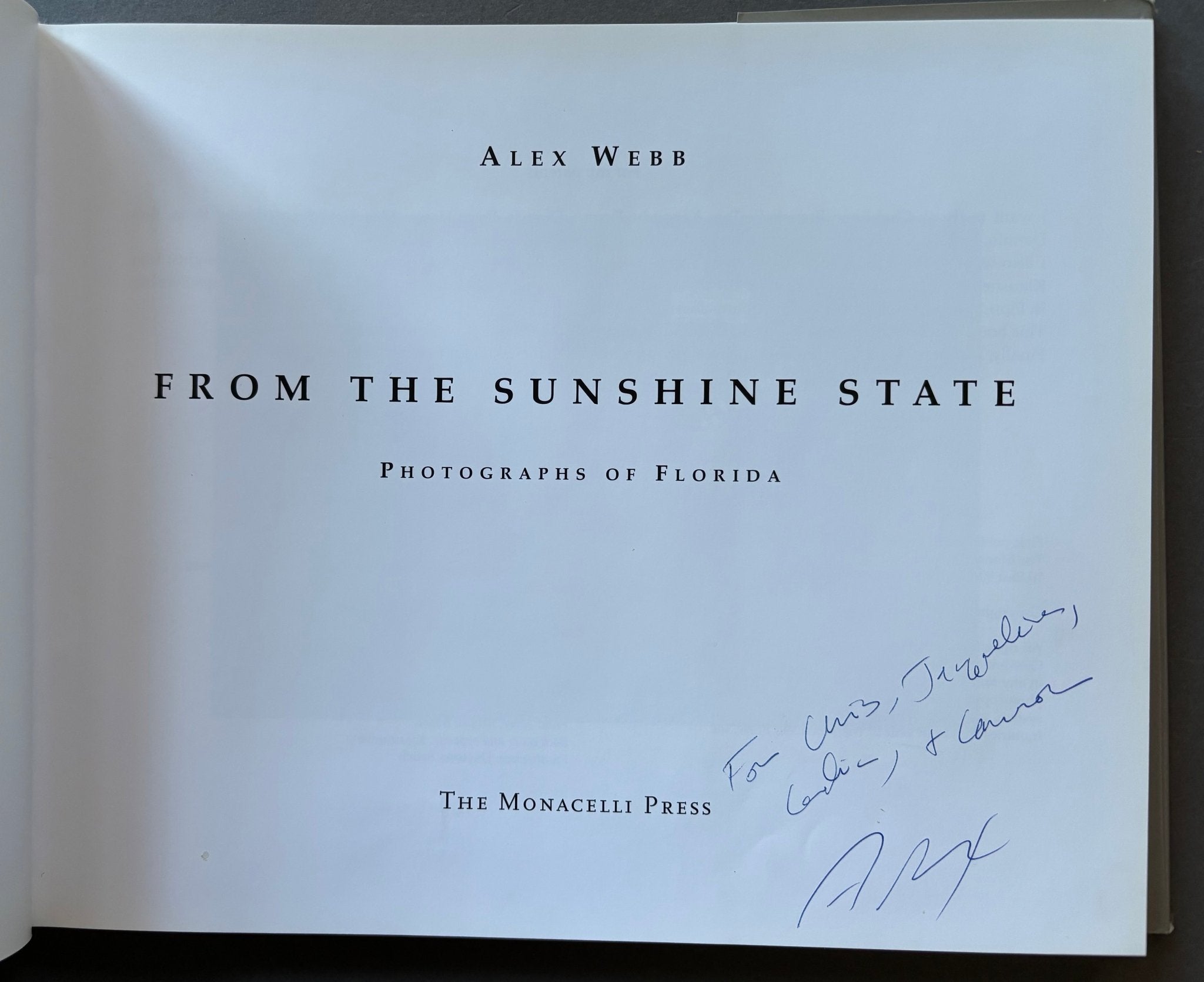 洋書 Alex Webb FROM THE SUNSHINE STATE Buy From the Sunshine State: Photographs of Florida by Alex Webb