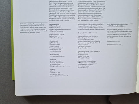 Georgian Spring: A Magnum Journal - Setanta Books