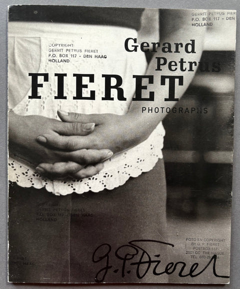 Gerard Petrus Fieret: Photographs - Setanta Books