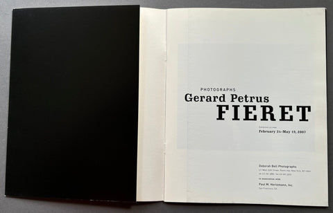 Gerard Petrus Fieret: Photographs - Setanta Books