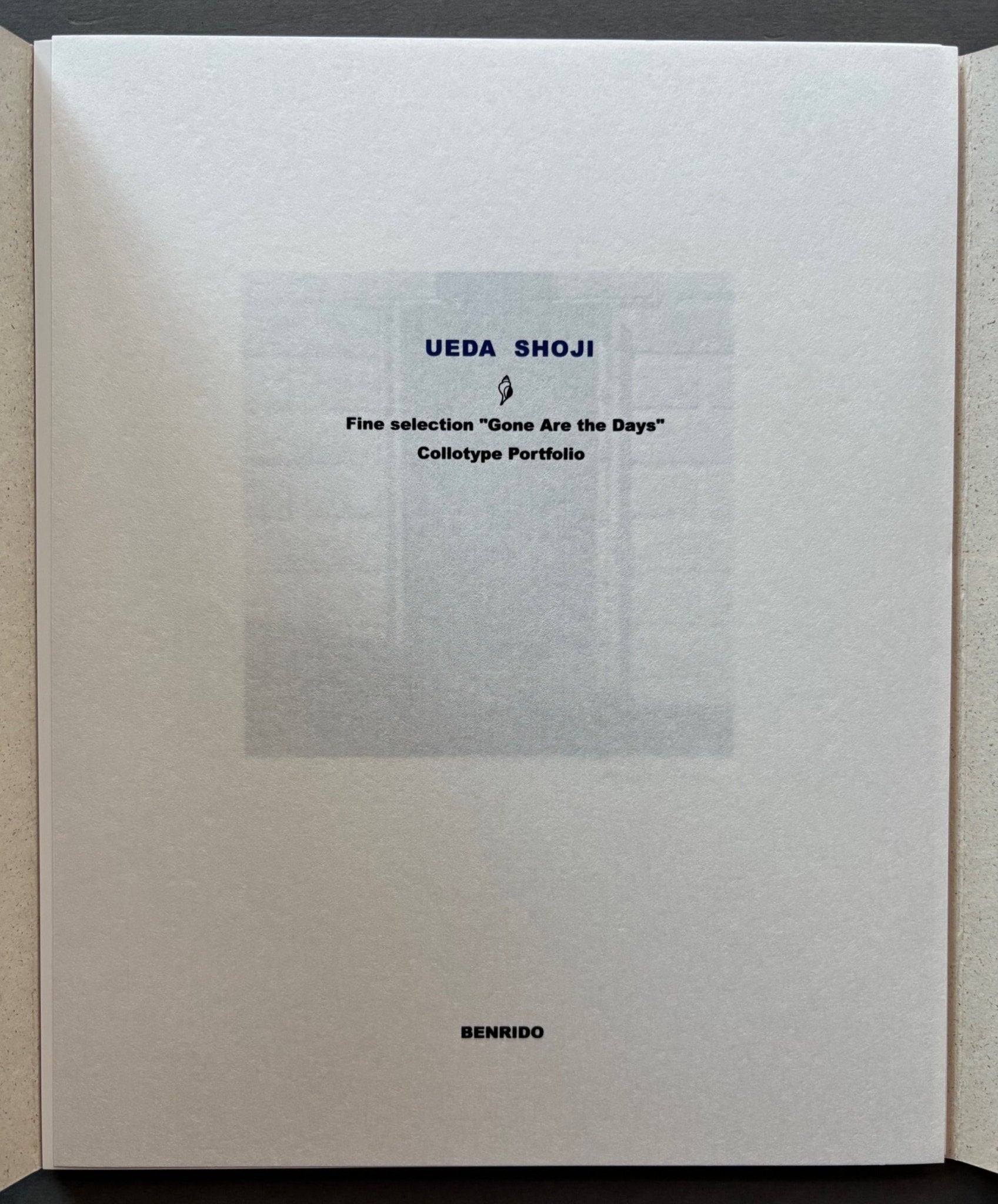 Buy Gone Are The Days by Shoji Ueda – Setanta Books