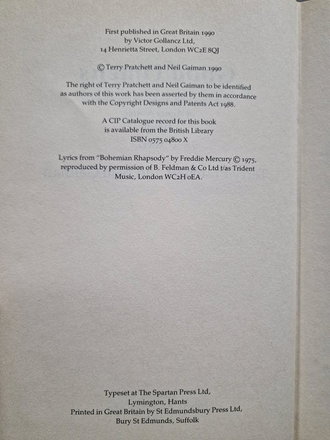 Good Omens - Setanta Books