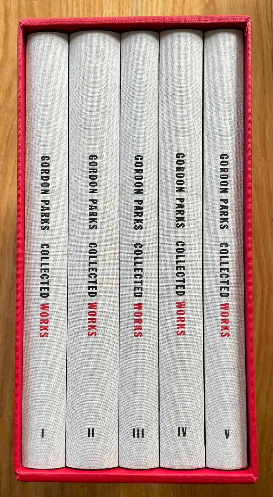 Buy Gordon Park Collected Works 5 book set box by Steidl – Setanta