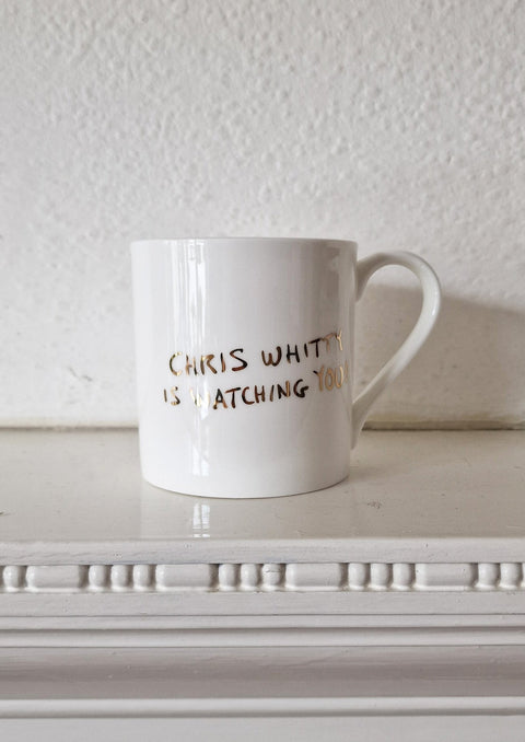 Grayson's Art Club: Chris Whitty is Watching You! Mug - Setanta Books