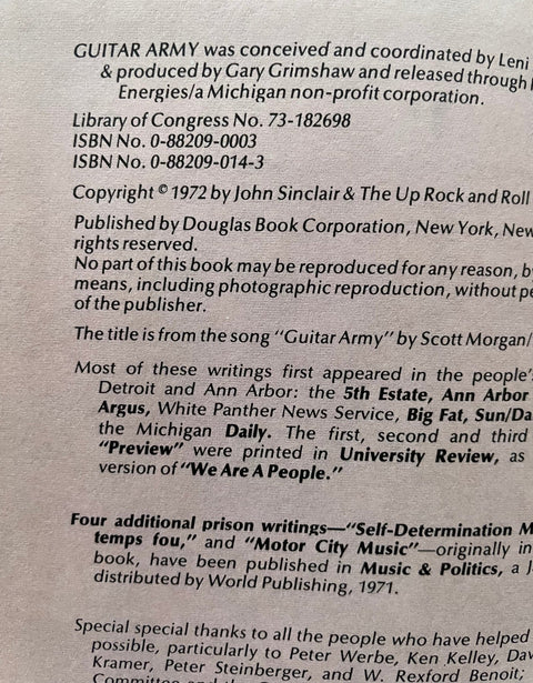 Guitar Army, Street Writings/Prison Writings - Setanta Books