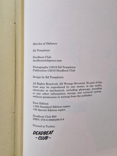 Hairdos of Defiance - Setanta Books
