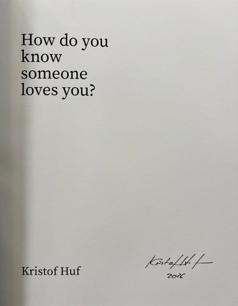 How Do You Know Someone loves You? - Setanta Books