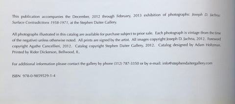 Surface Contradictions 1958-1971