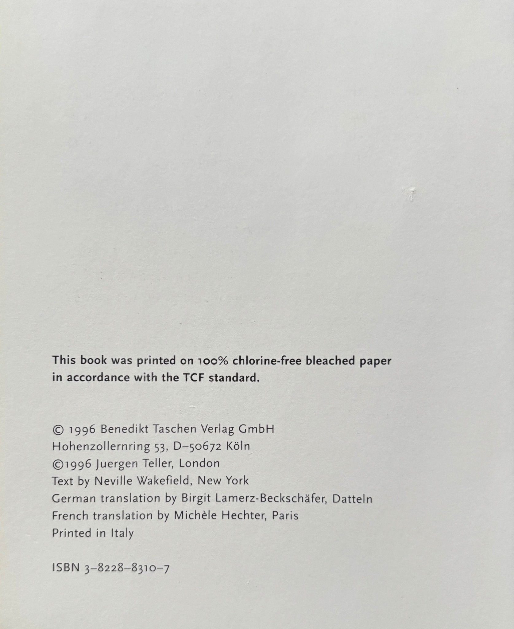 Buy Juergen Teller online – Setanta Books