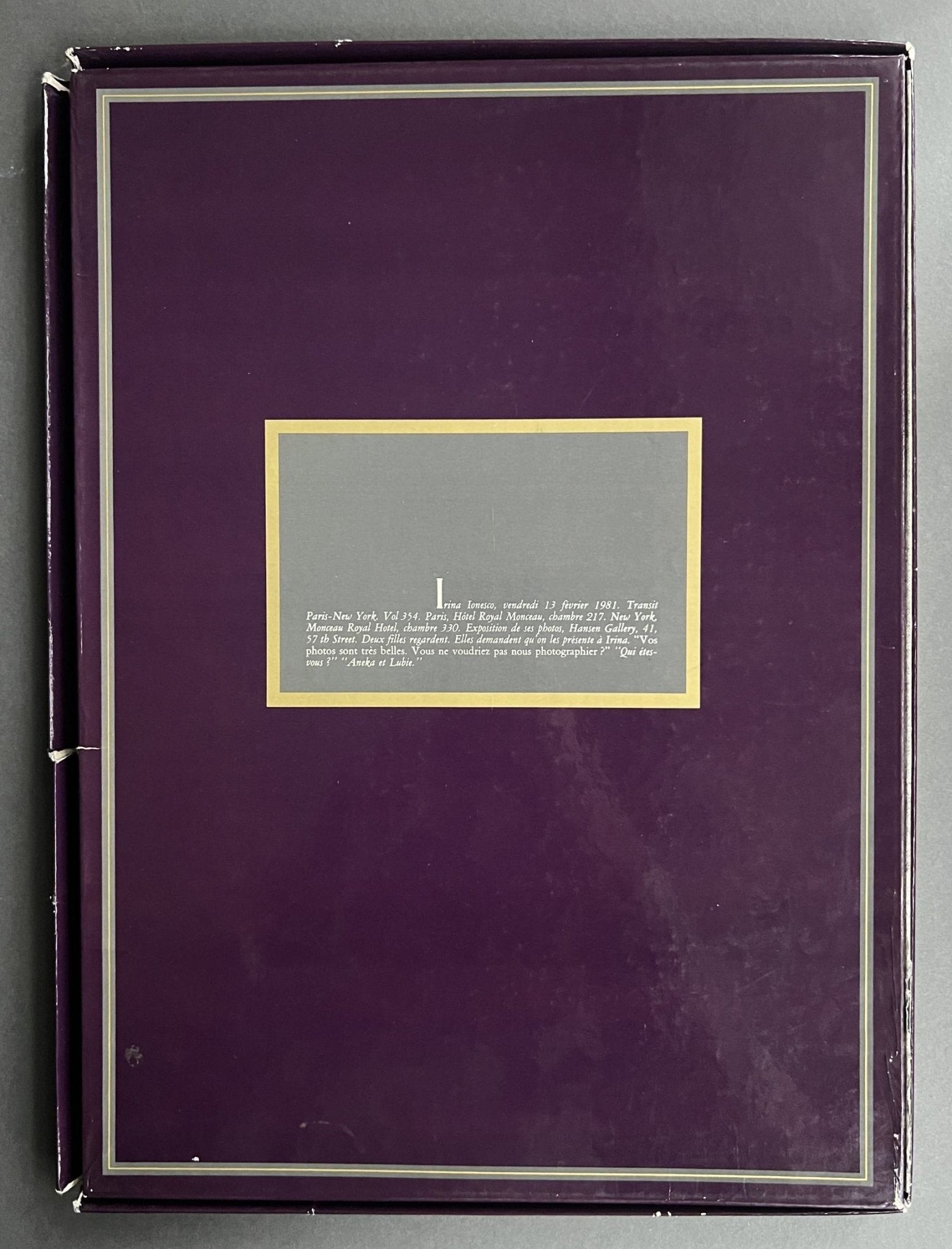 【Irina Ionesco：Le Divan. - portfolio-.】 Buy Le Divan by Irina Ionesco – Setanta Books