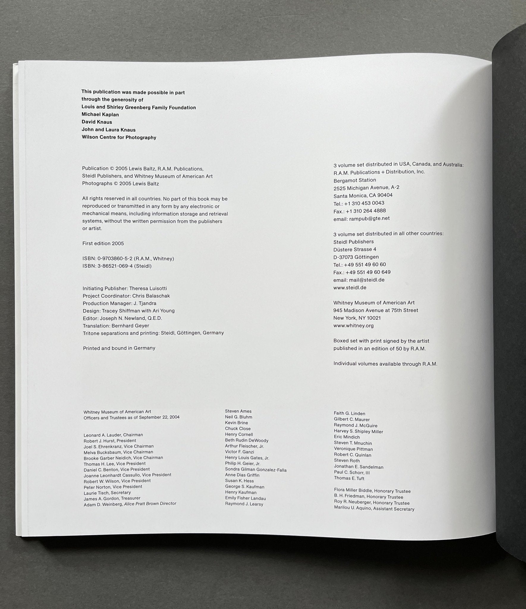 Buy Lewis Baltz 3 volume set online – Setanta Books