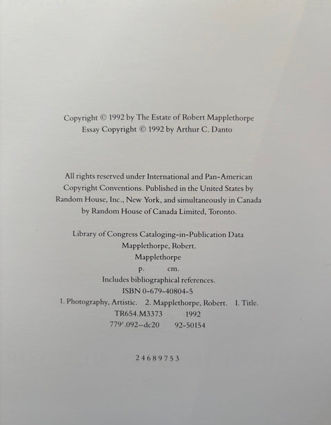 Mapplethorpe - Setanta Books