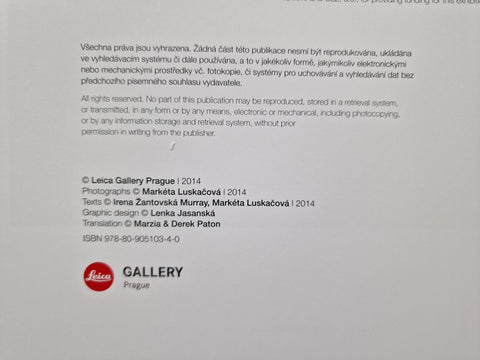 Markéta Luskačová: Photographs 1964 - 2014 - Setanta Books