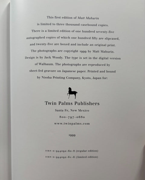 Matt Mahurin - Setanta Books