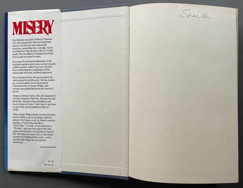 Misery - UK 1st - Setanta Books