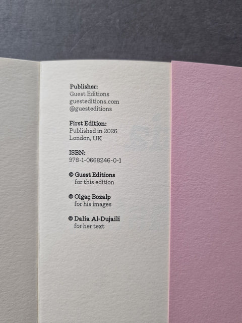the copyright page of the book