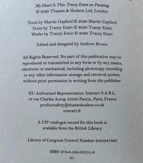 My Heart Is This: Tracey Emin On Painting - Setanta Books