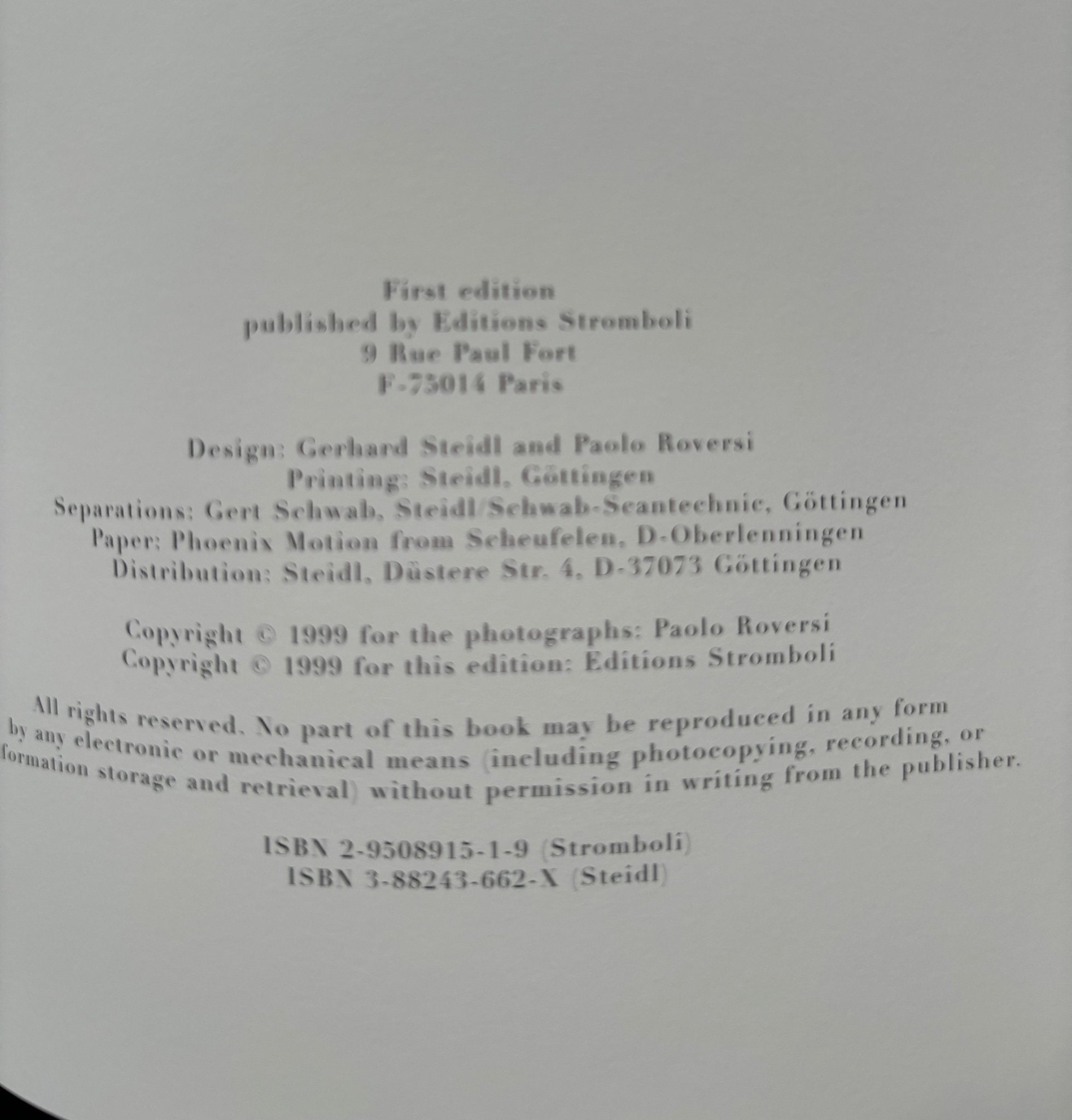 Buy Nudi by Paolo Roversi online – Setanta Books