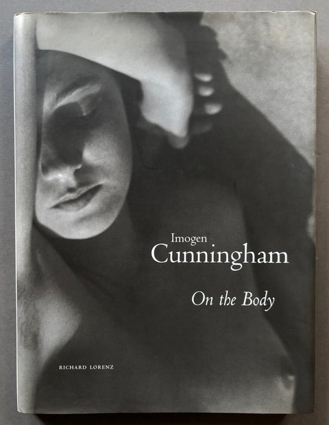 Book titled 'On The Body' by Imogen Cunningham with a cover featuring the black and white image of a woman lying down, naked from the chest up.