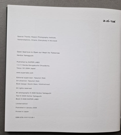 Open Aperture to Open our heart for Tomorrow - Setanta Books