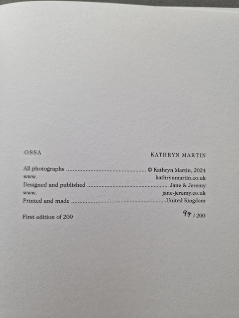 Ossa - Setanta Books