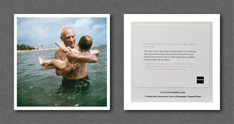 Pablo Picasso Playing In the Water With His Son Claude - Setanta Books