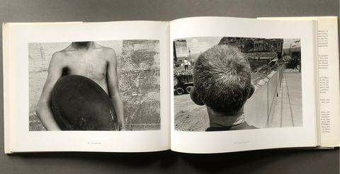 Image of inside pages of Grim Street by Mark Cohen