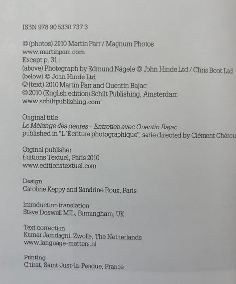 Parr by Parr: Quentin Bajac Meets Martin Parr - Setanta Books