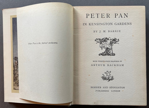 Peter Pan in Kensington Gardens - Setanta Books