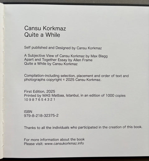 Quite A While - Setanta Books