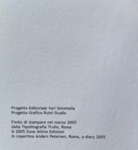 Roma, A Diary 2005 - Setanta Books