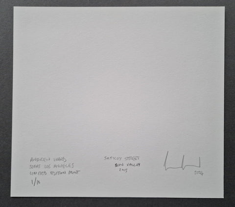Sofas Los Angeles (Special Print Edition) - Setanta Books