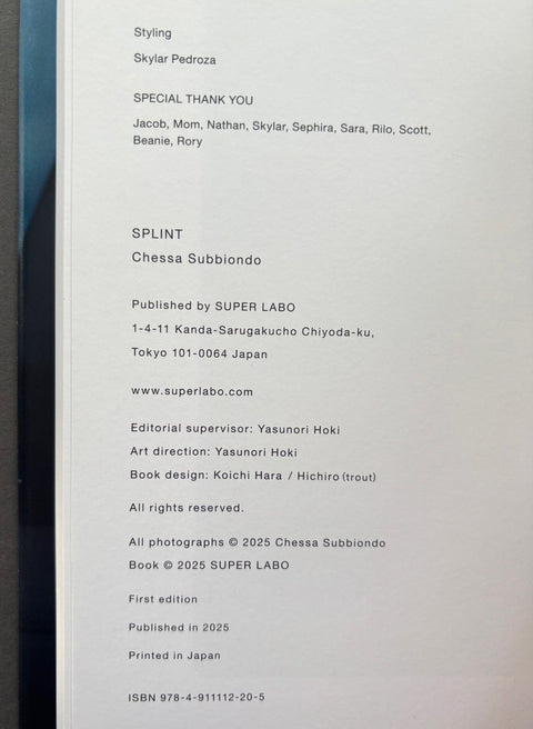 Splint - Setanta Books