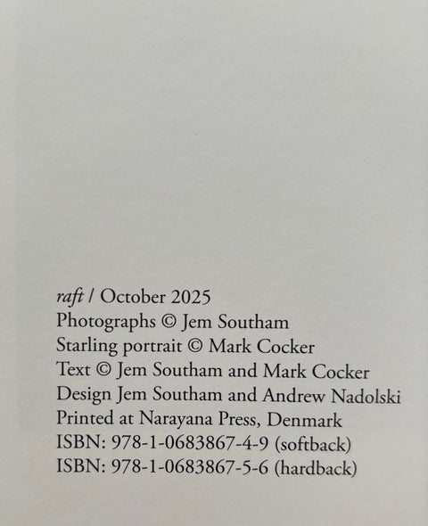 Starlings - with signed print - Setanta Books