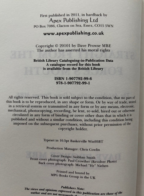 Straight From the Force's Mouth: The Autobiography of Dave Prowse MBE - Setanta Books