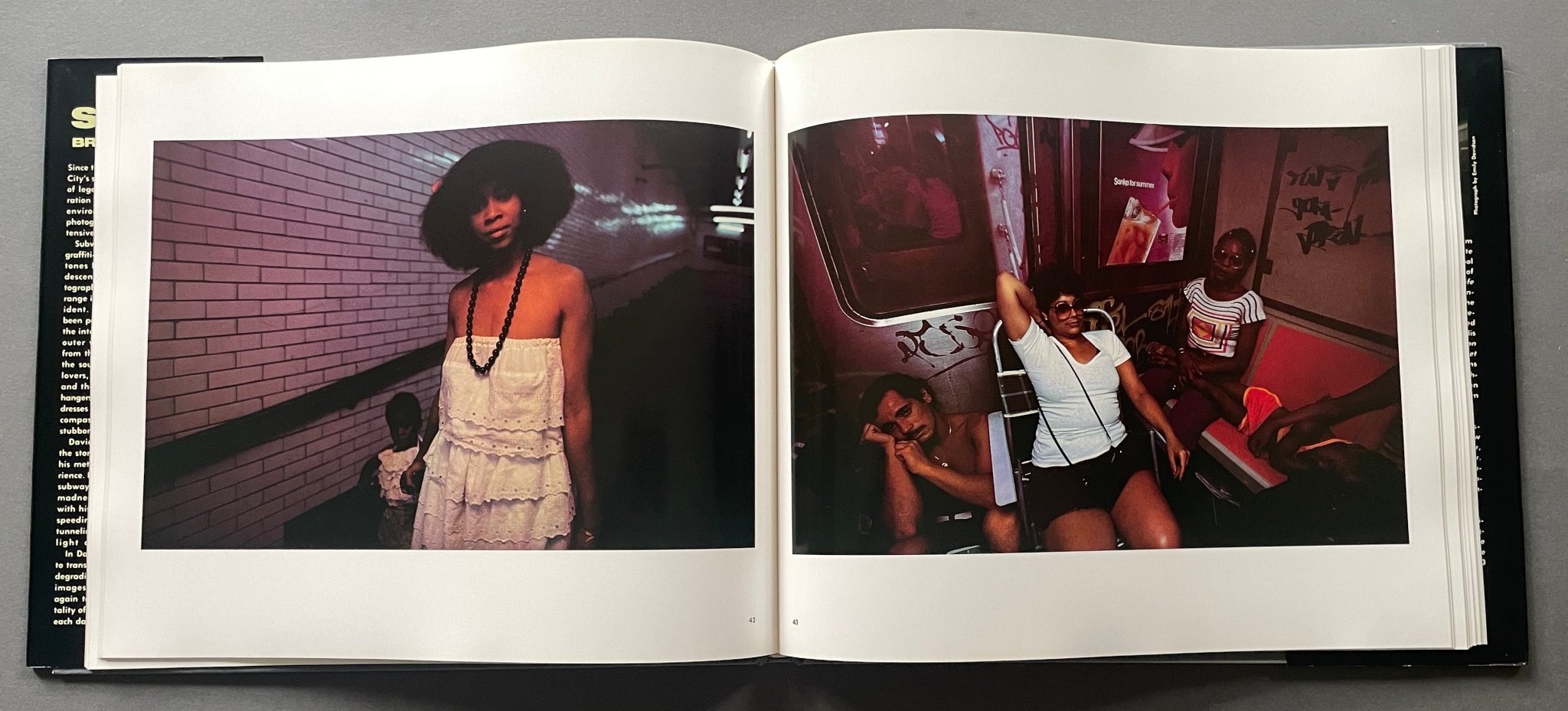 Buy Subway signed by Bruce Davidson online – Setanta Books