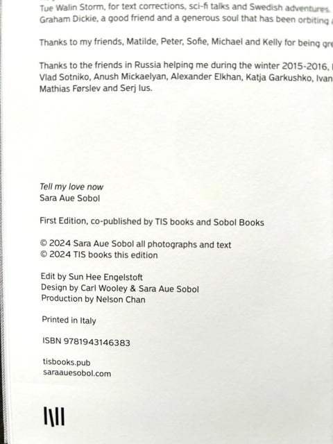 Tell My Love Now - Setanta Books
