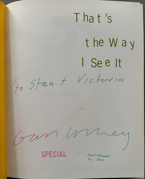 That's The Way I See It - Setanta Books
