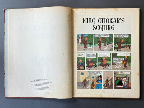 The Adventures of Tintin - King Ottokar's Sceptre - UK 1st - Setanta Books