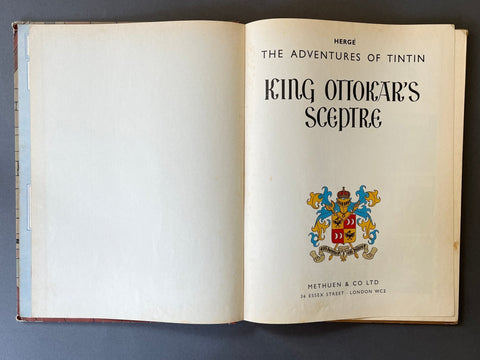 The Adventures of Tintin - King Ottokar's Sceptre - UK 1st - Setanta Books