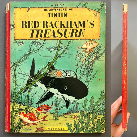 The Adventures of Tintin - Red Rackham's Treasure - UK 1st - Setanta Books